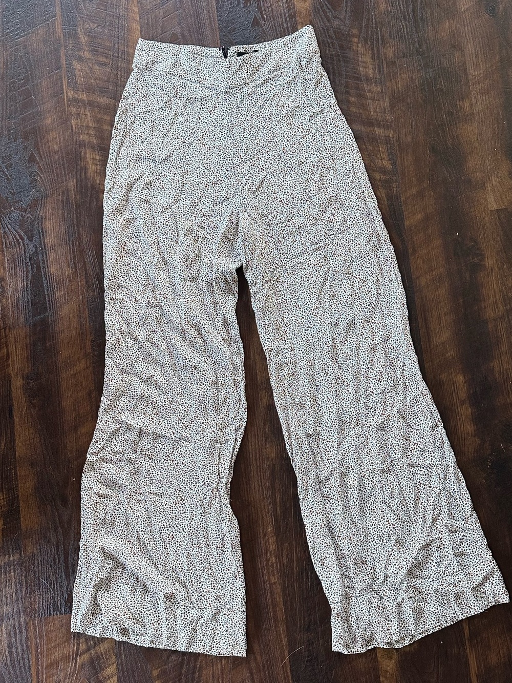 AFTM Women’s Wide-Leg Printed Lounge Pants - Animal Ditsy